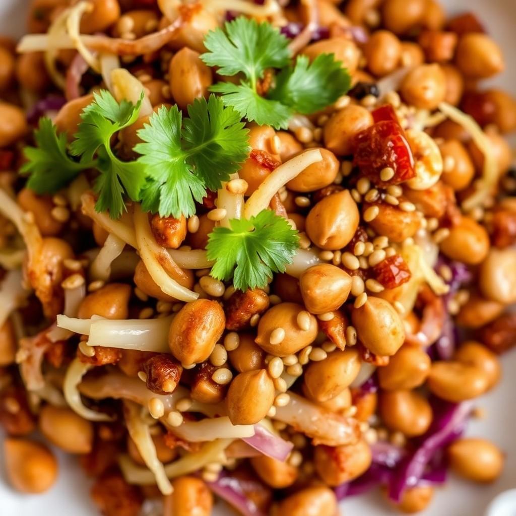 Crispy Cabbage and Crunchy Nut Snack Bites