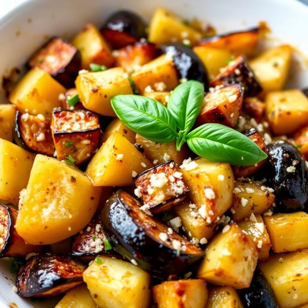 Roasted Potato and Eggplant Casserole