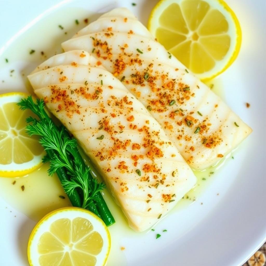 Lemon Garlic Fish Fillets