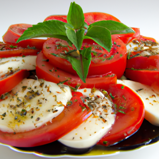 Tomato and Mozzarella Caprese Salad