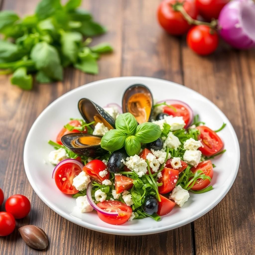 Mussels and Olive Delight Salad