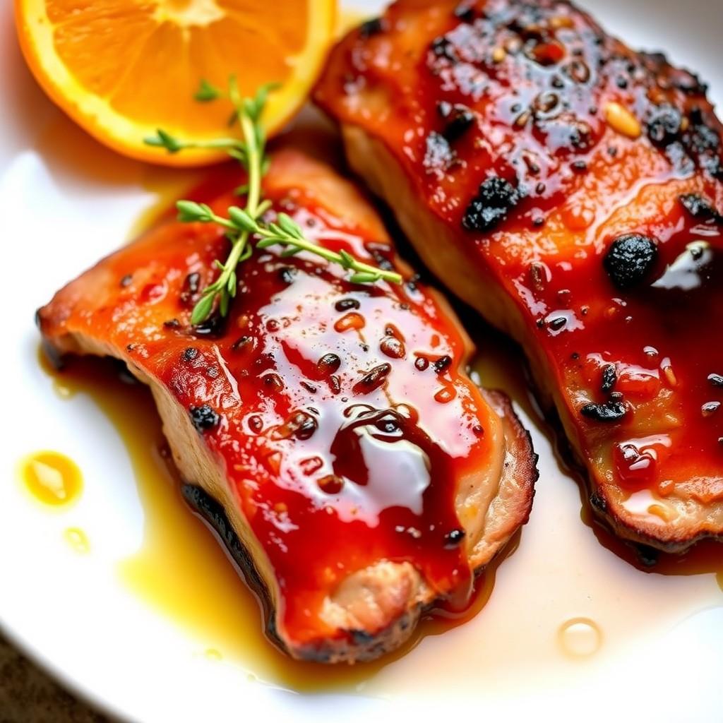 Pan-Seared Duck Breast with Orange Glaze