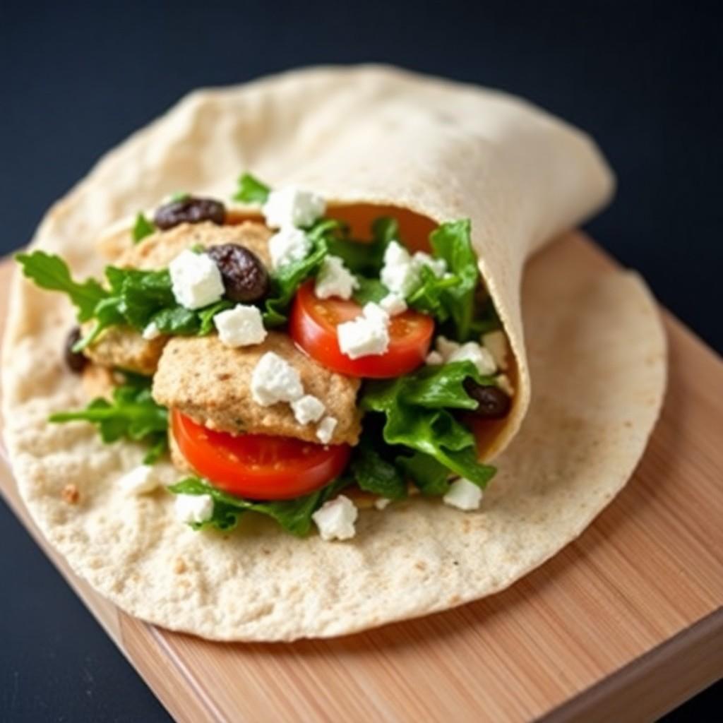 Mediterranean Chicken Wrap