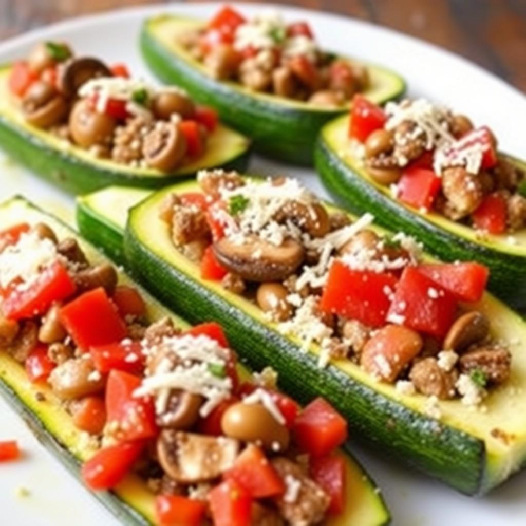 Stuffed Zucchini Boats