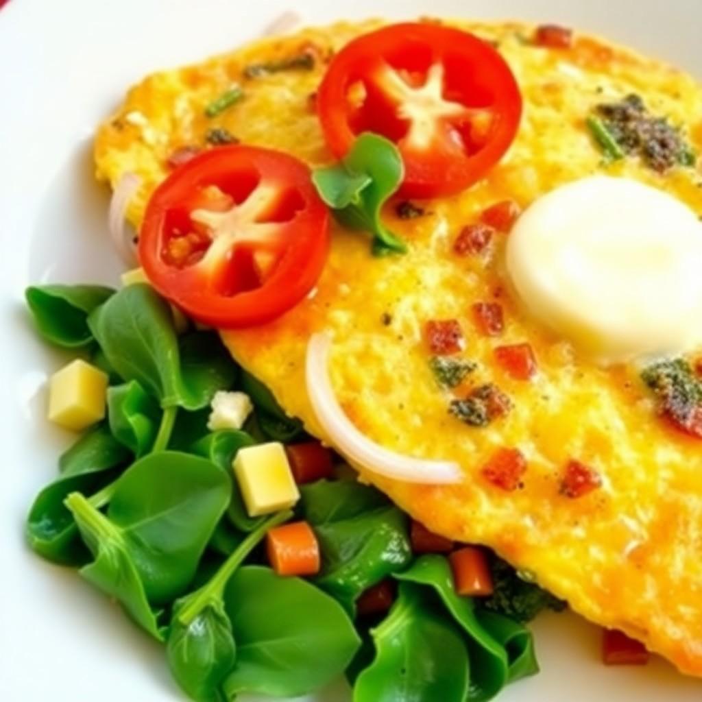 Savory Vegetable Omelette