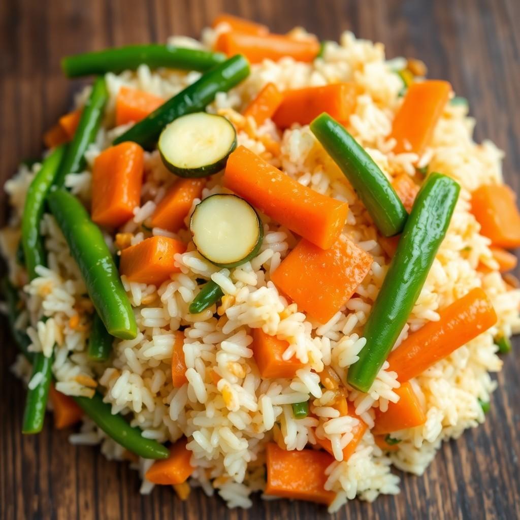 Vegetable Stir-Fried Rice