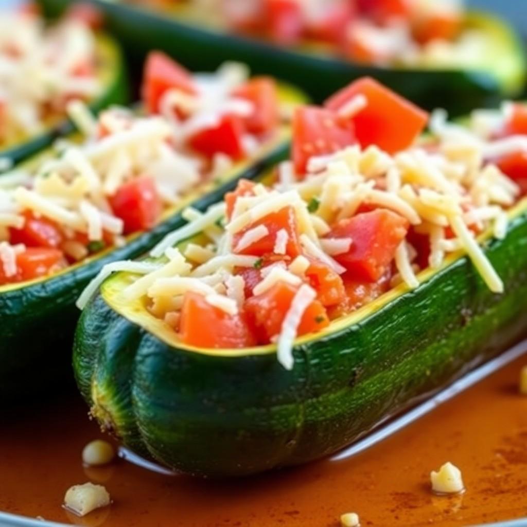 Stuffed Zucchini Boats