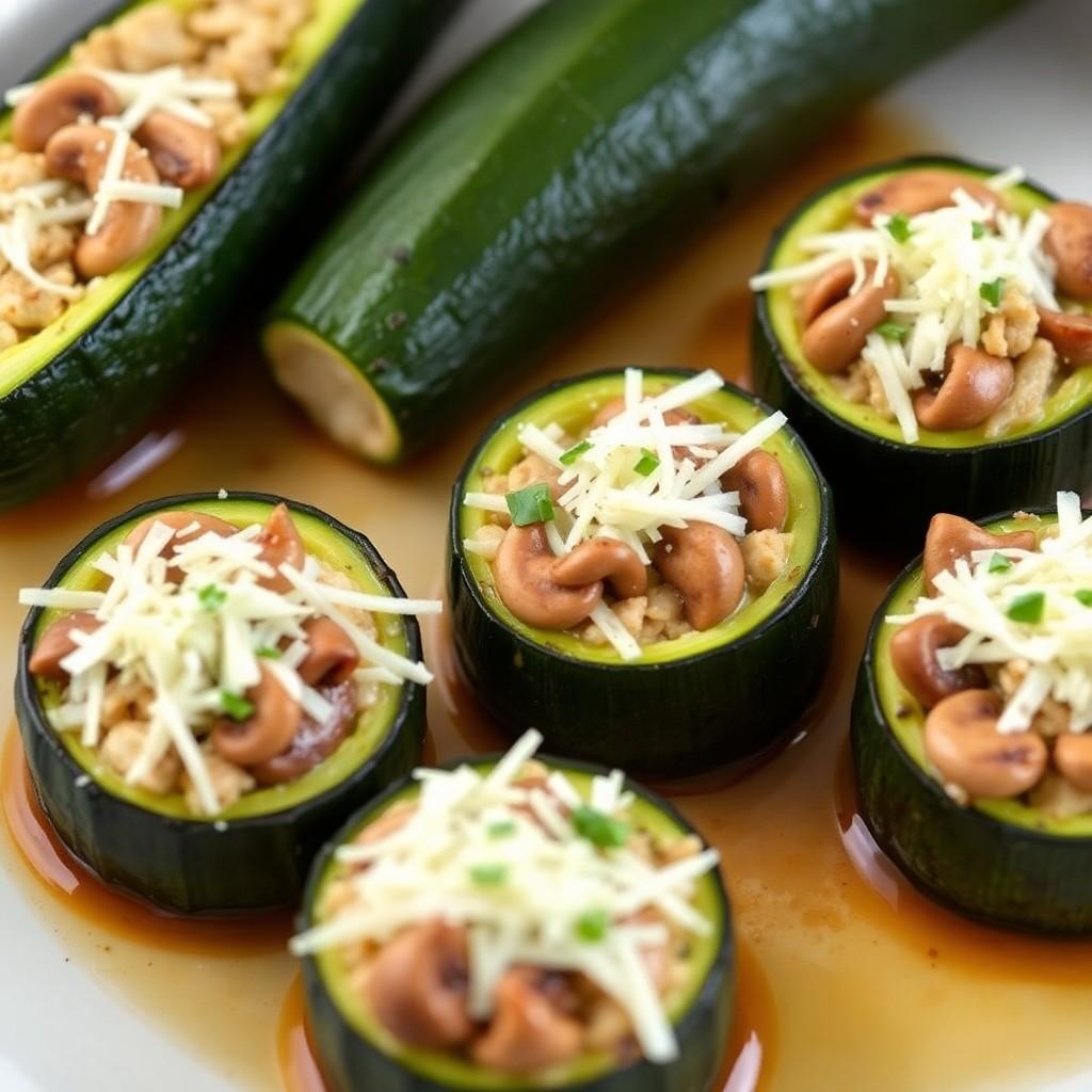 Stuffed Zucchini Bites