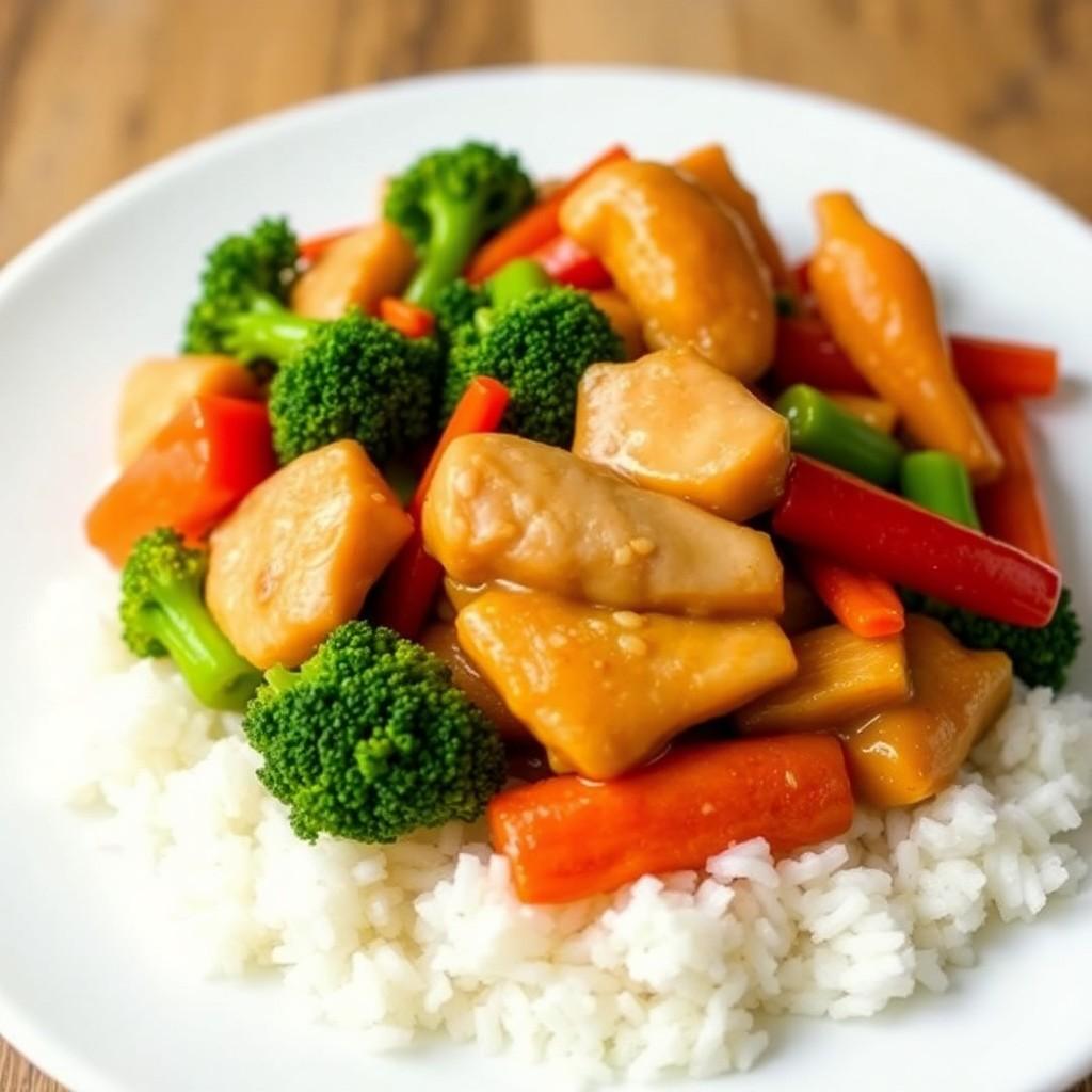 Vegetable Stir-Fry with Chicken