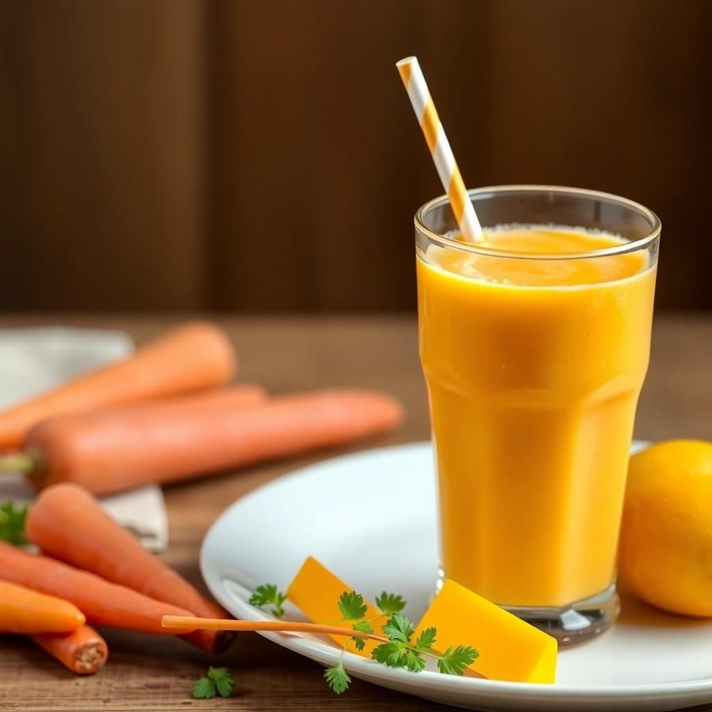 Carrot and Mango Smoothie