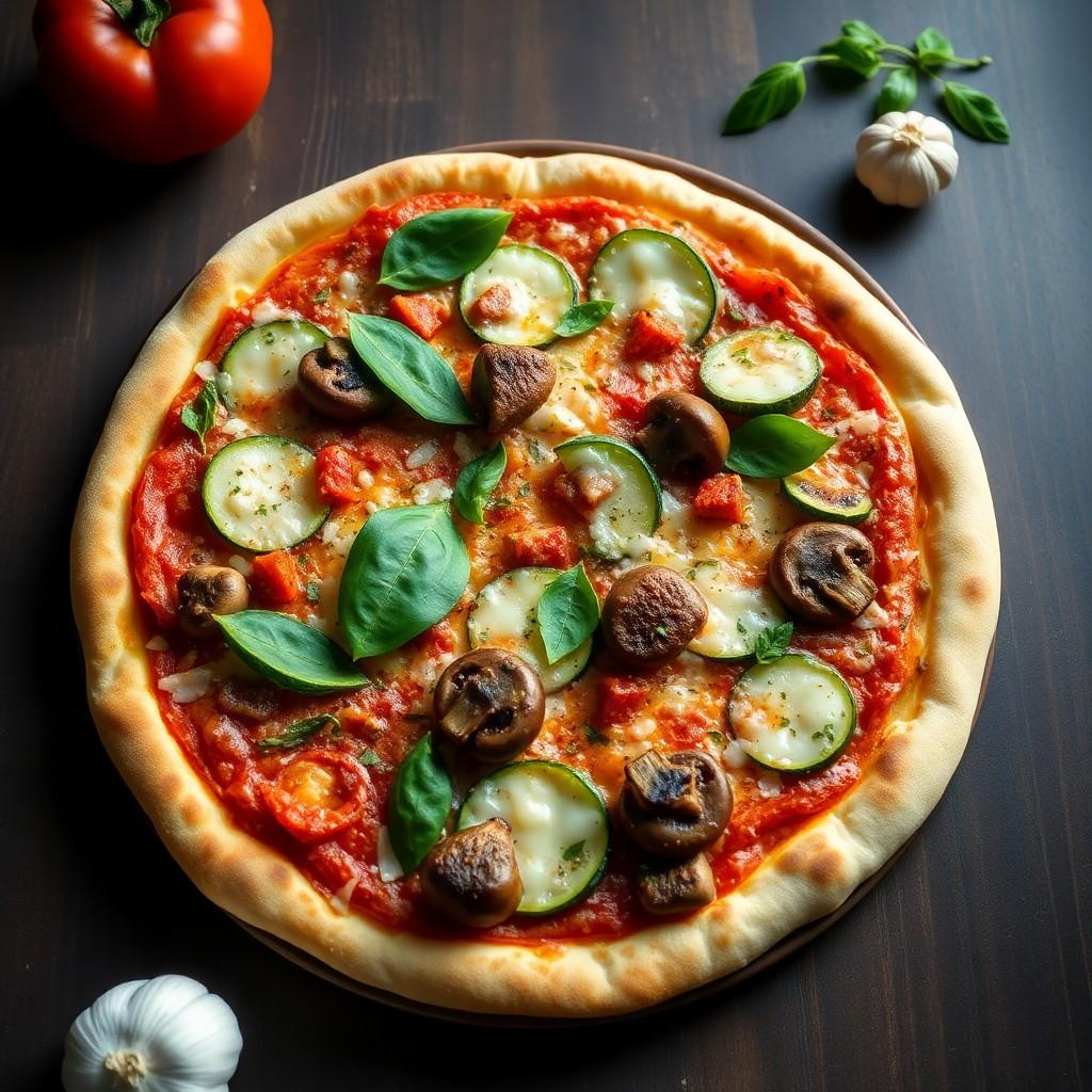 Mediterranean Vegetable Pizza