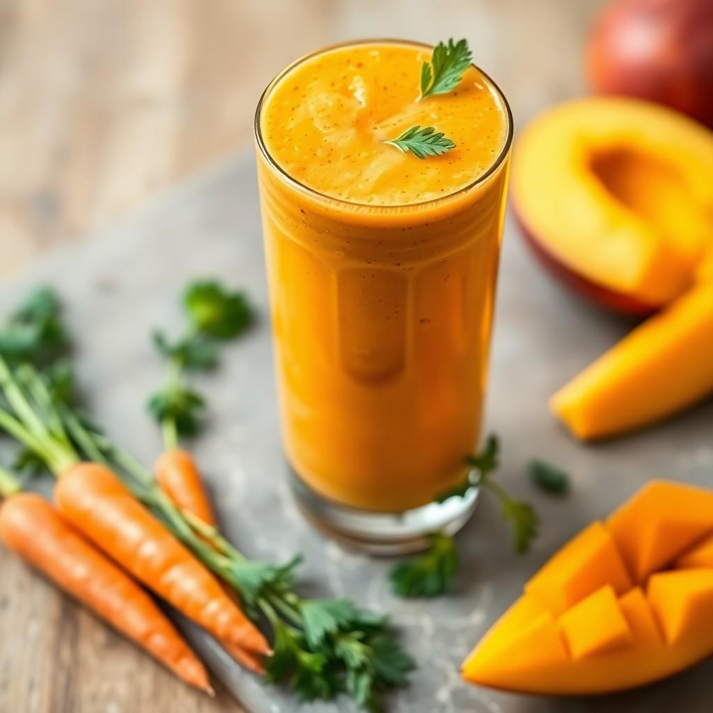 Carrot Mango Smoothie