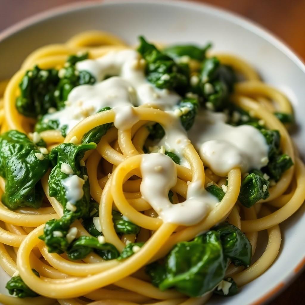 Creamy Spinach Pasta