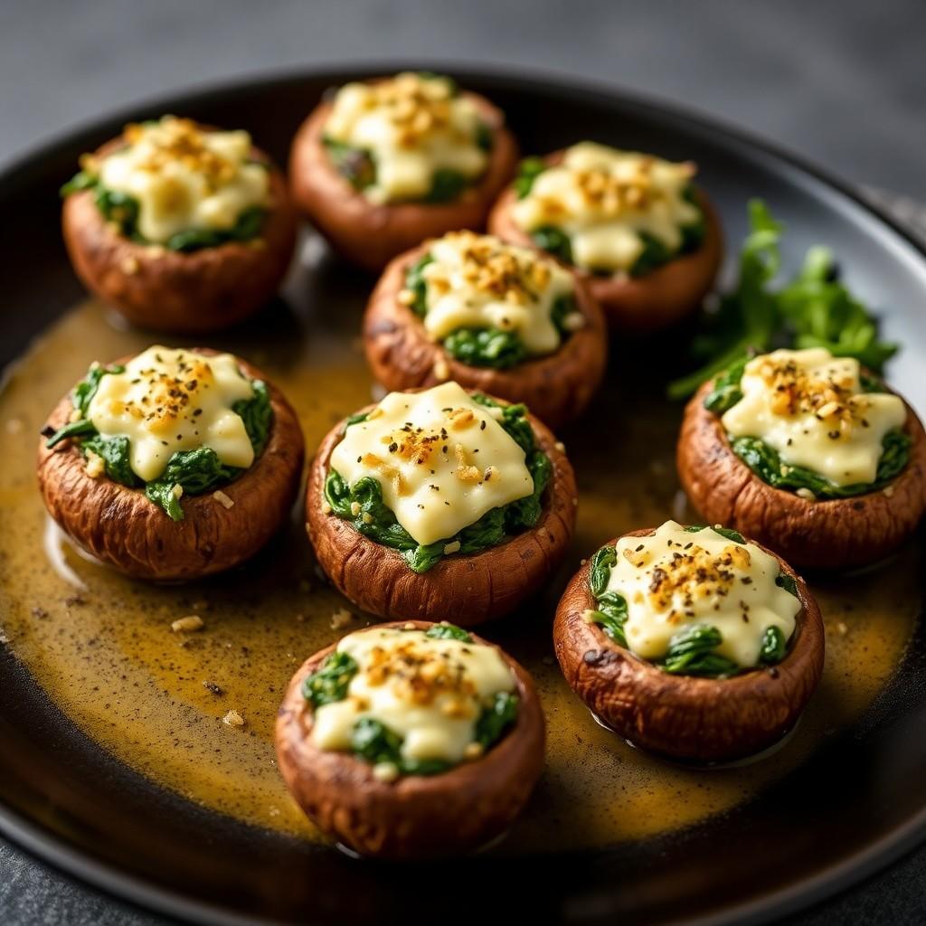 Veggie Stuffed Mushrooms