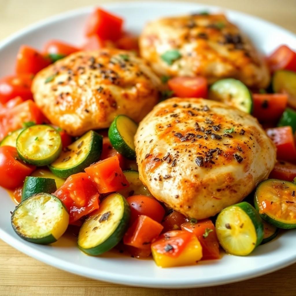 Mediterranean Chicken and Vegetable Bake