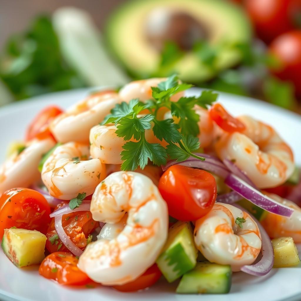 Avocado and Shrimp Salad