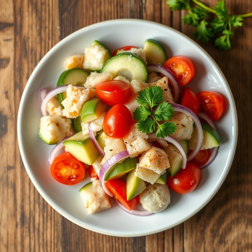 Avocado Surimi Salad