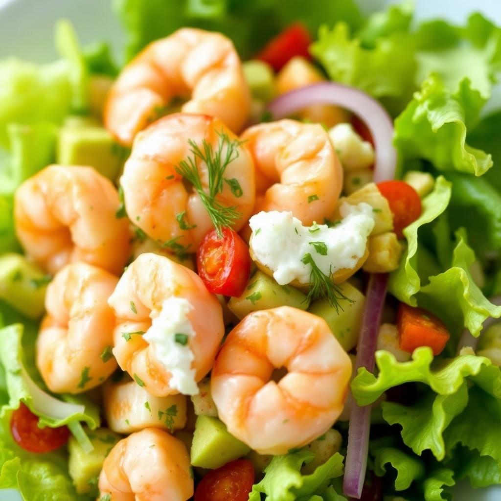 Shrimp and Avocado Delight Salad