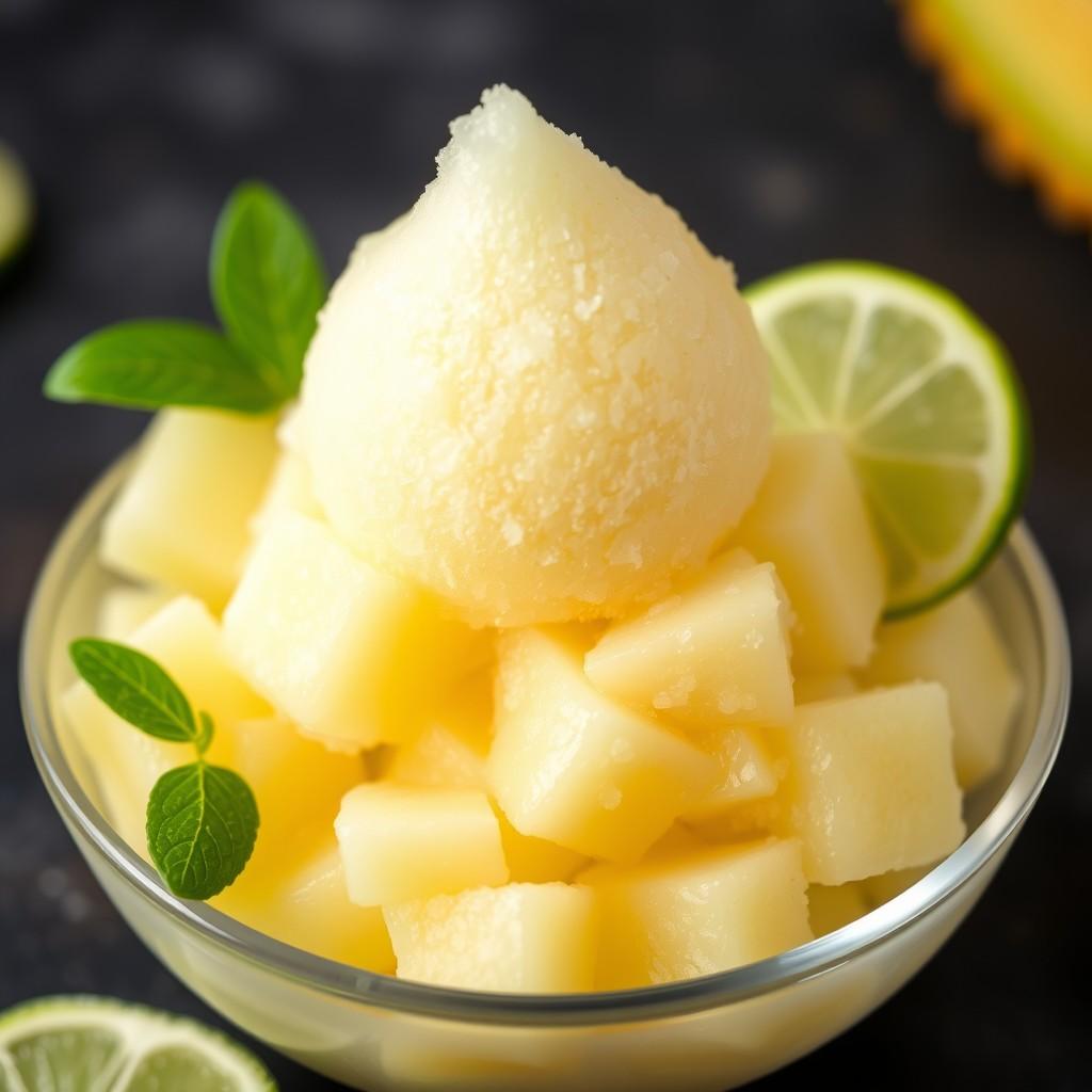 Melon Lime Sorbet