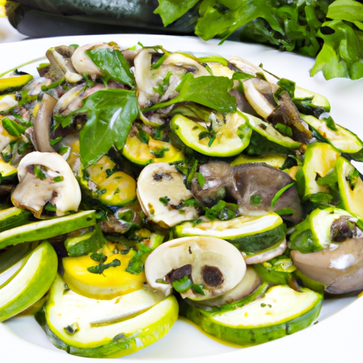 Zesty Zucchini and Mushroom Medley