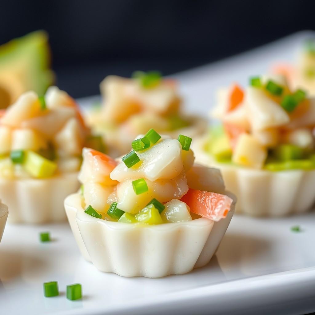 Avocado Surimi Bites