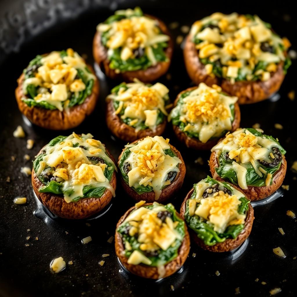 Veggie Stuffed Mushrooms