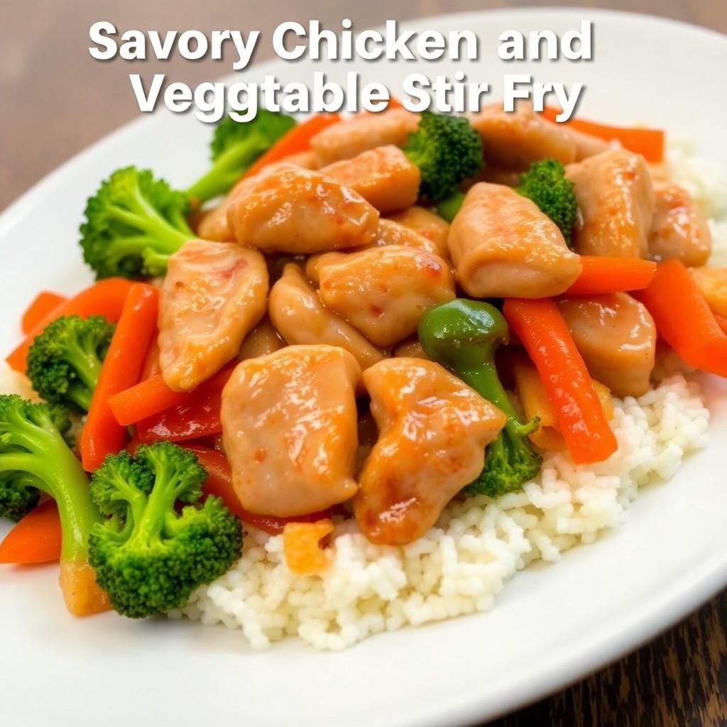 Savory Chicken and Vegetable Stir-Fry