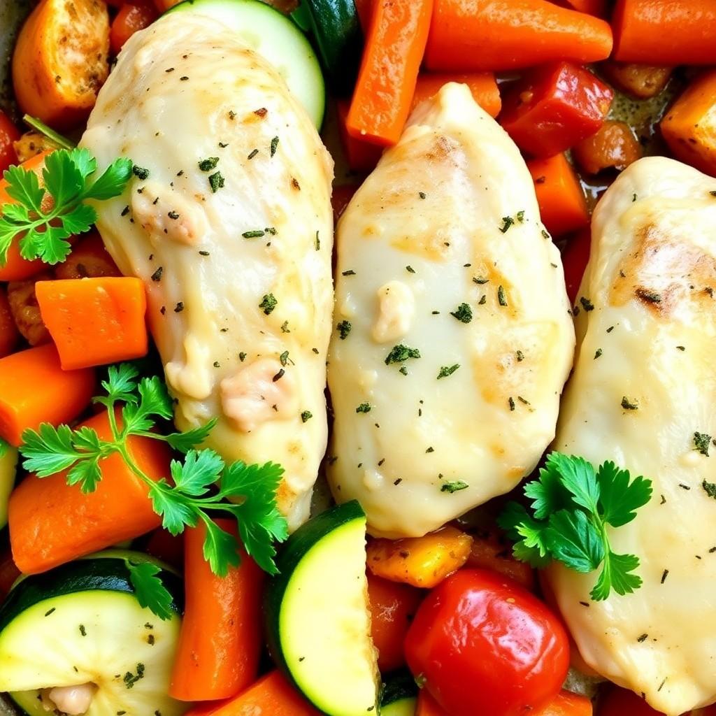 Mediterranean Chicken & Vegetable Bake