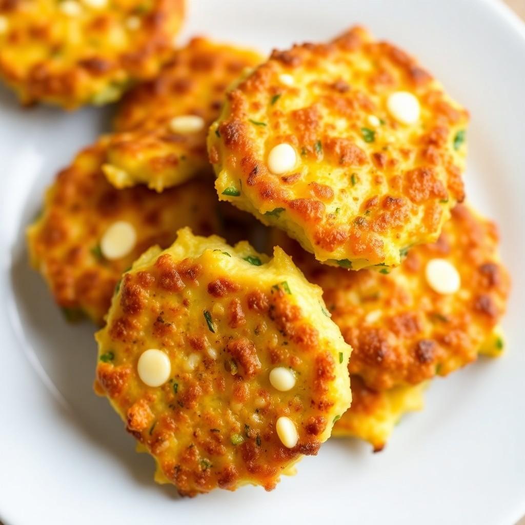 Zucchini and Cheese Fritters