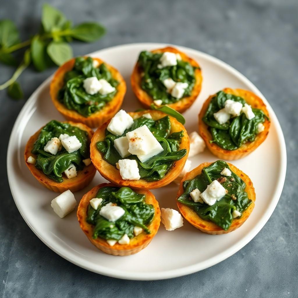 Savory Spinach and Feta Bites