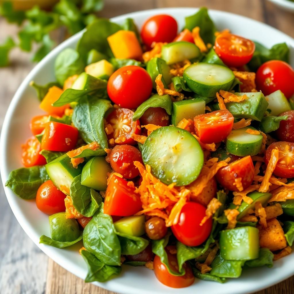 Rainbow Veggie Salad