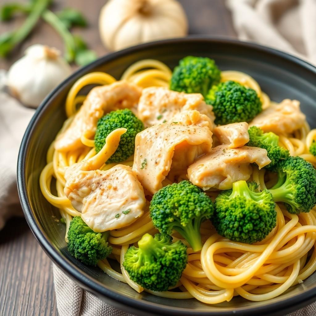 Creamy Chicken and Broccoli Pasta