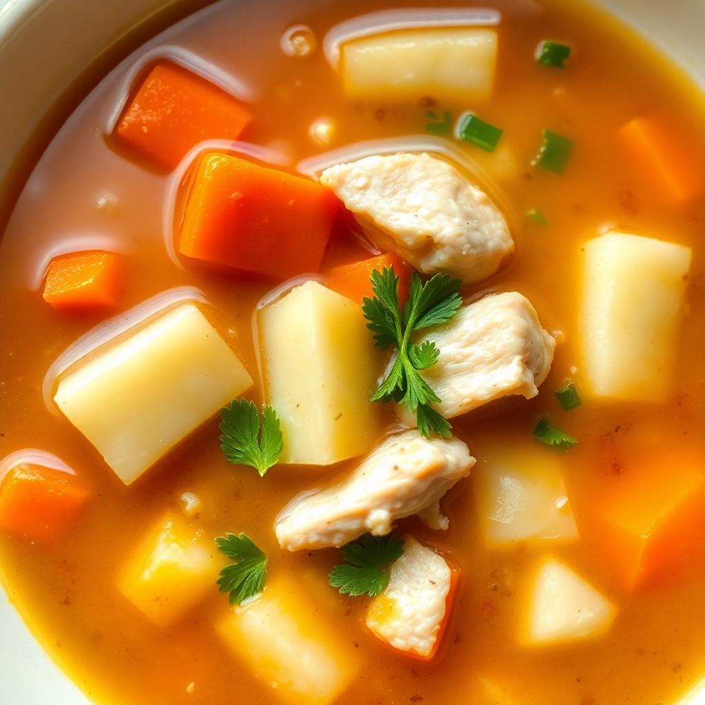 Vegetable and Chicken Soup