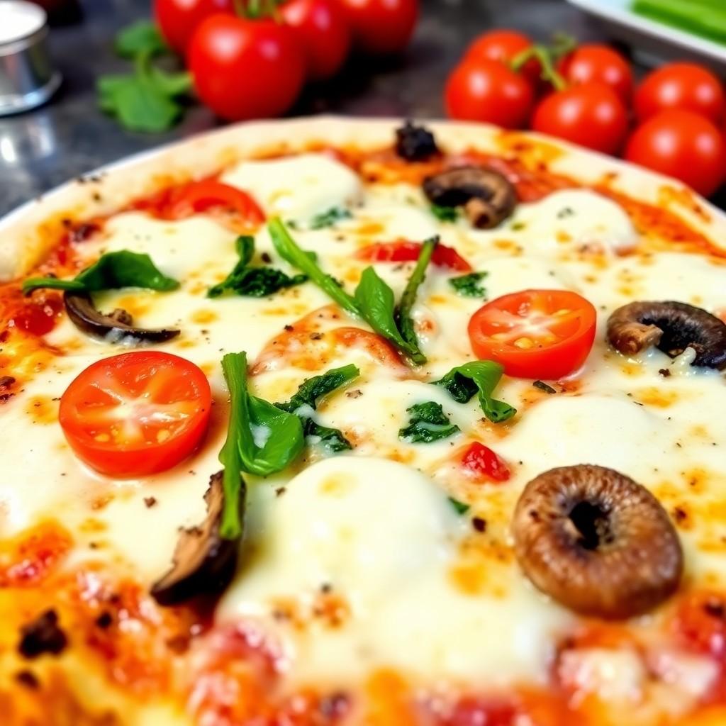 Veggie Pizza with Cheese