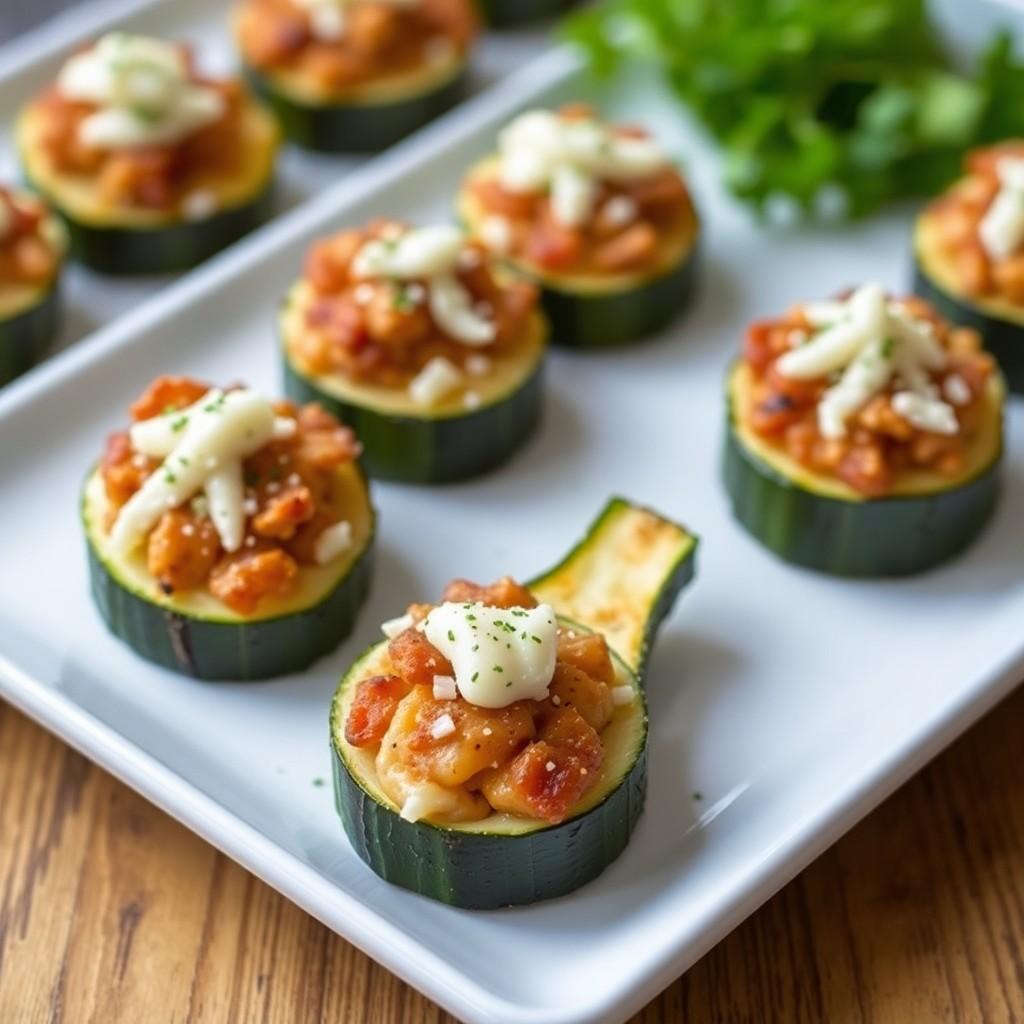 Stuffed Zucchini Bites