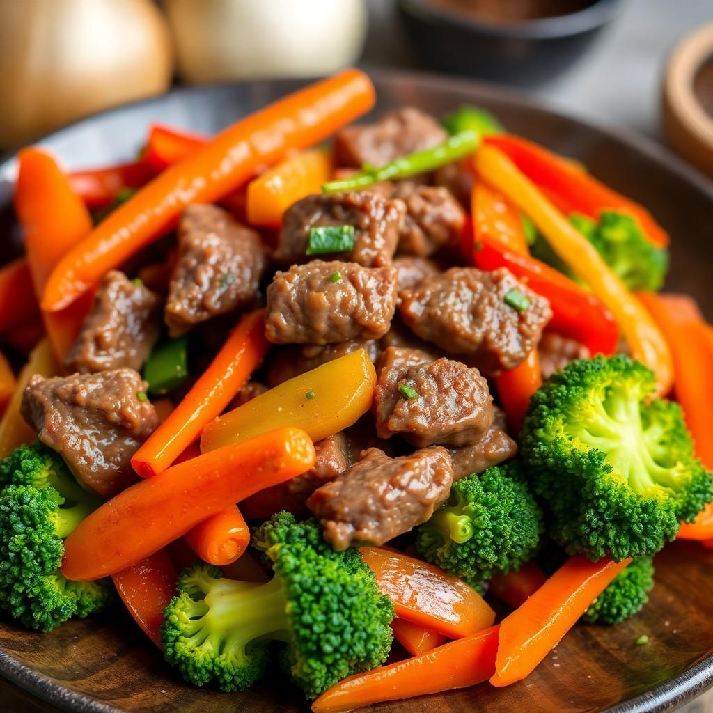 Vegetable and Beef Stir-Fry