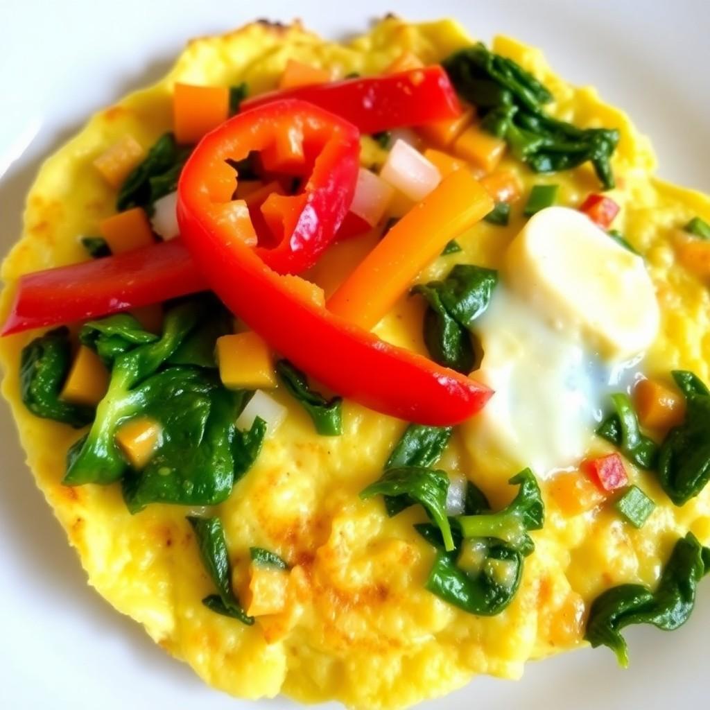 Savory Vegetable Omelette