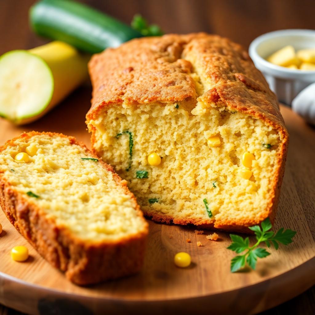 Zucchini and Corn Bread