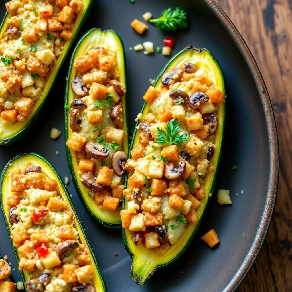 Stuffed Zucchini Boats