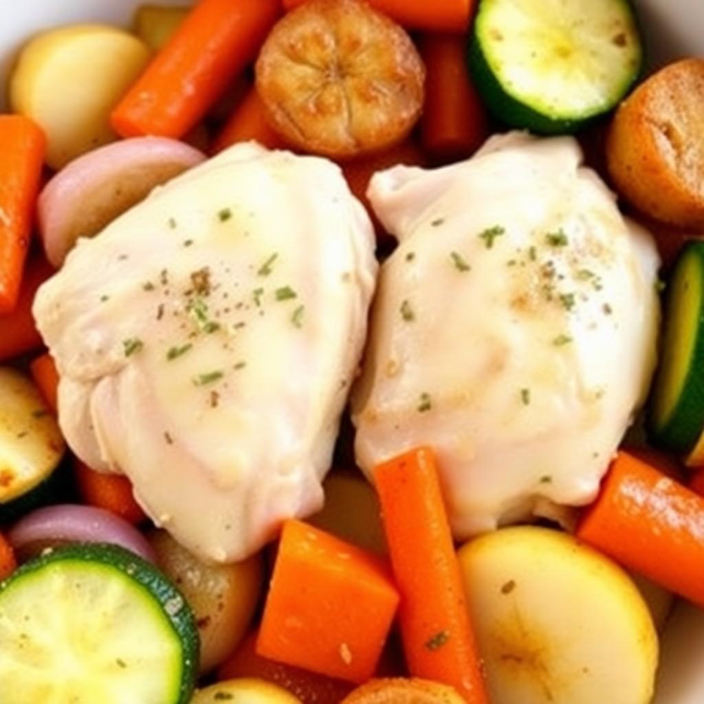 Garlic Butter Chicken with Vegetables