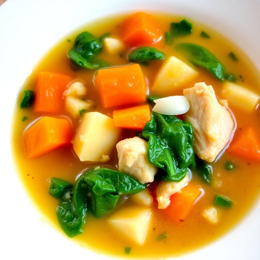 Vegetable and Chicken Soup