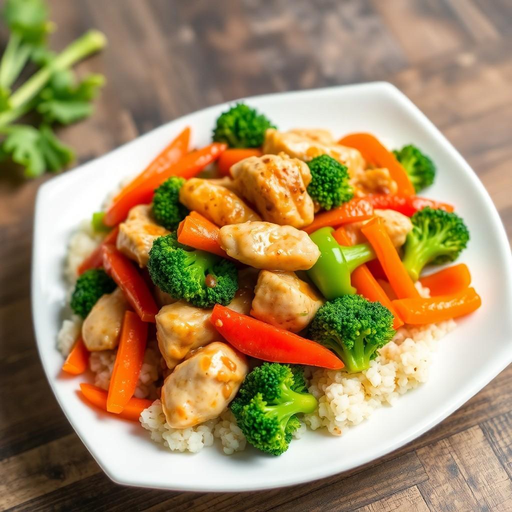 Vegetable & Chicken Stir-fry