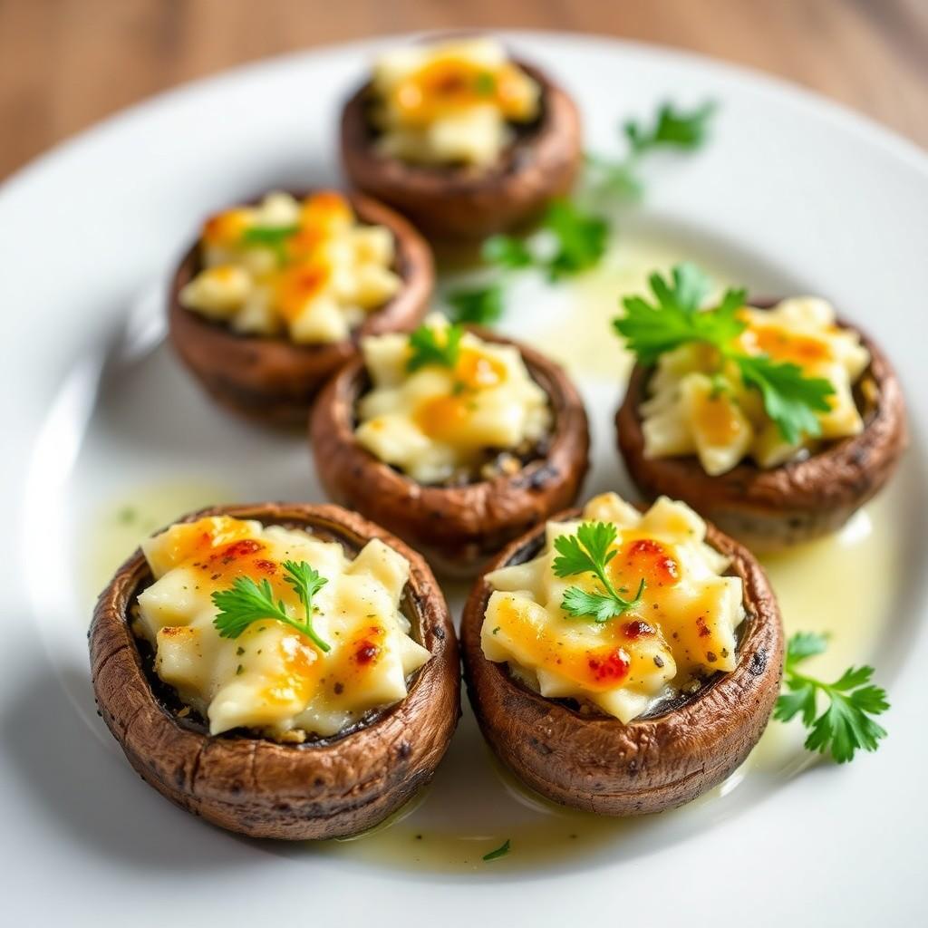 Stuffed Mushroom Caps