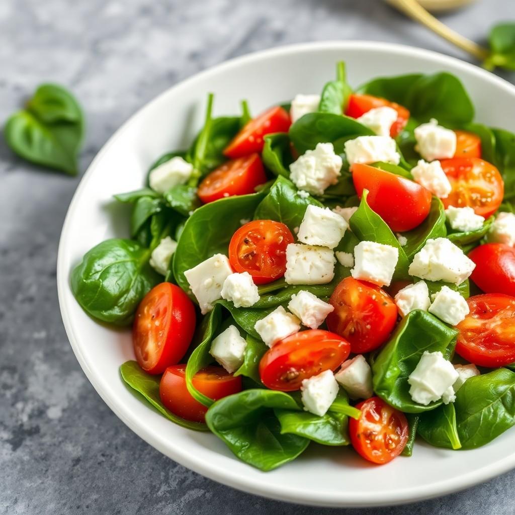 Mediterranean Spinach Salad