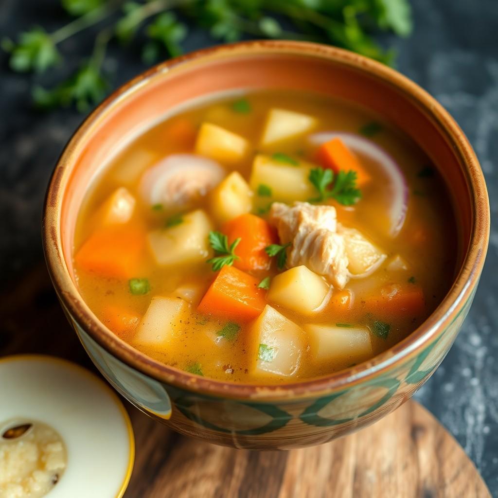 Vegetable and Chicken Soup