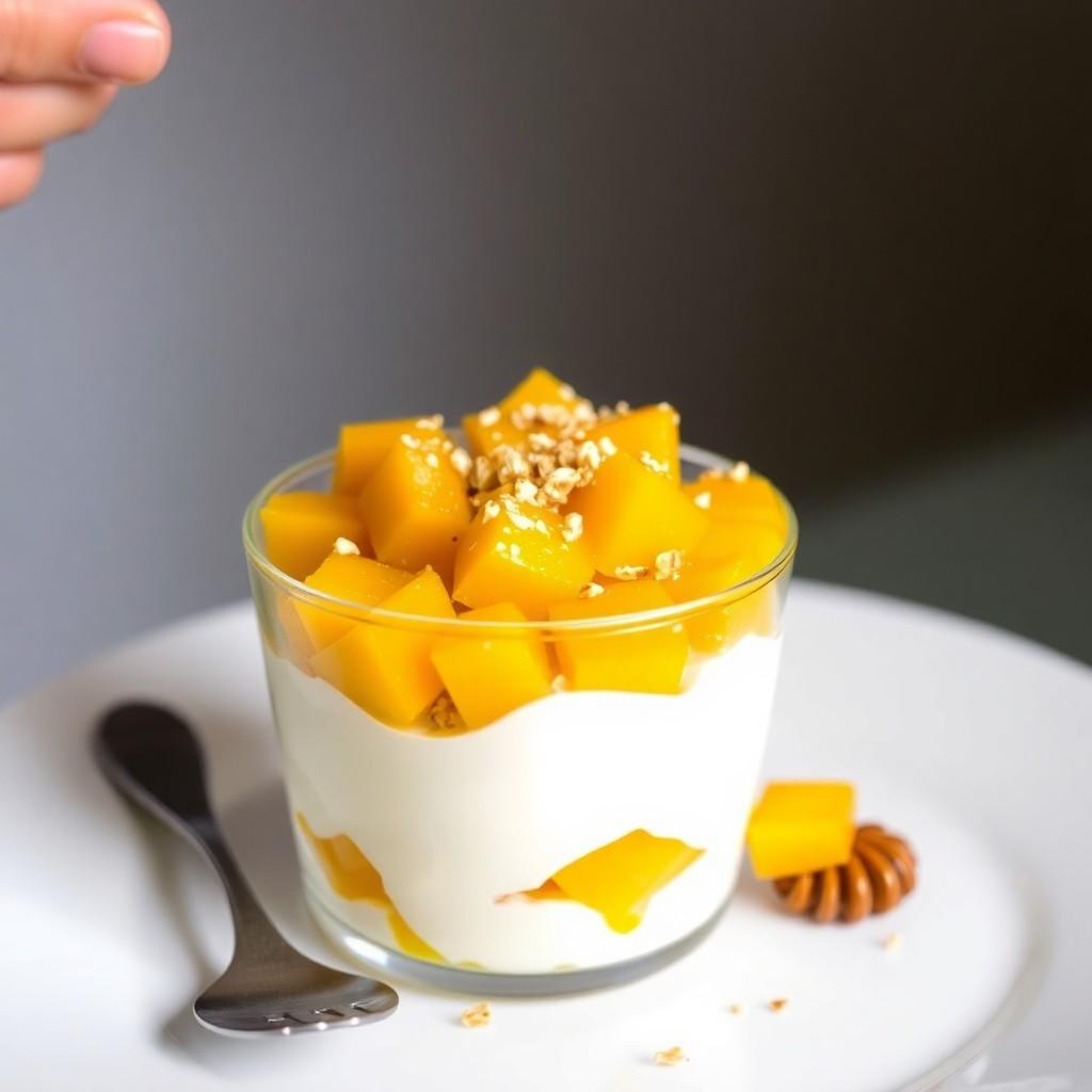 Mango and Coconut Cream Parfait