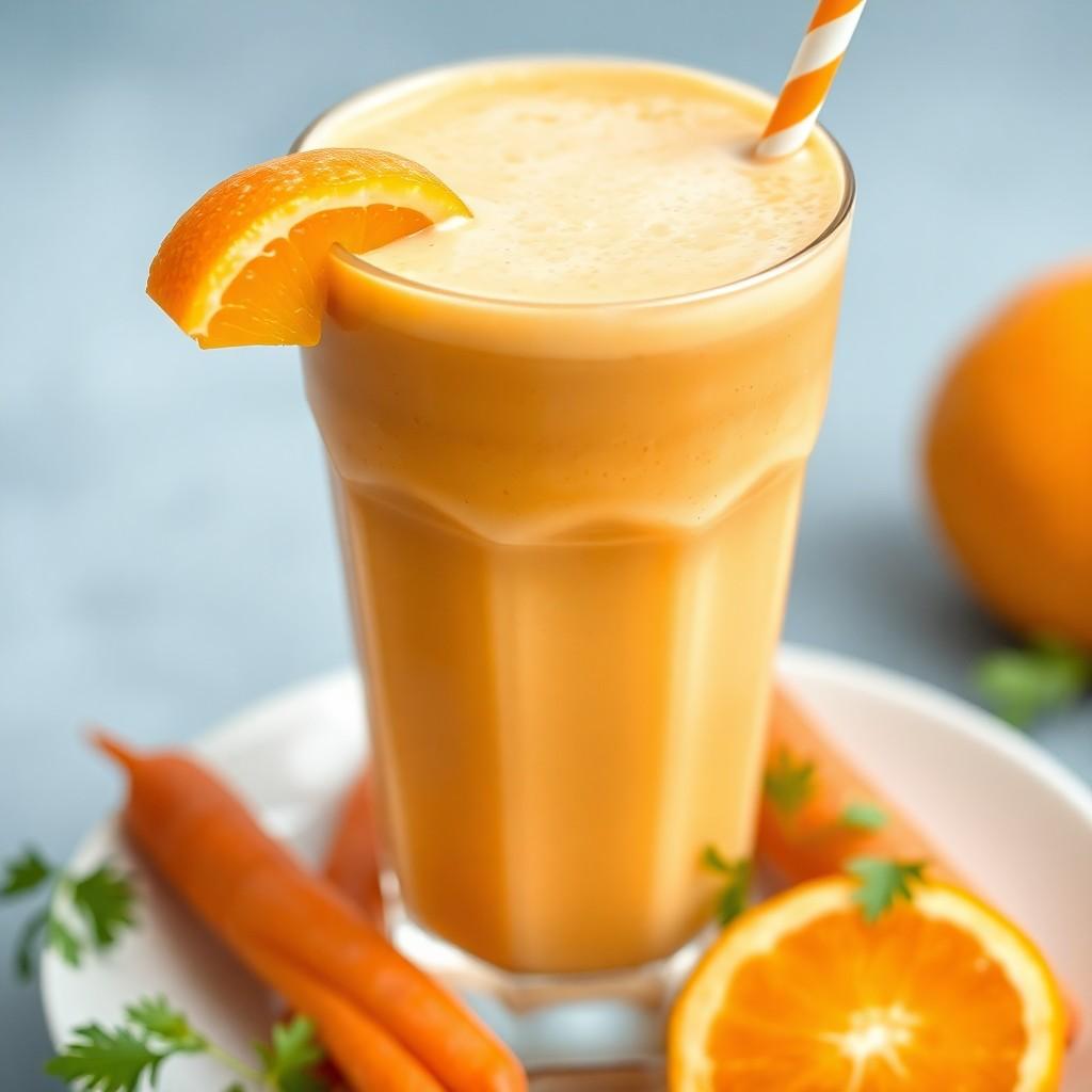 Refreshing Carrot Orange Smoothie