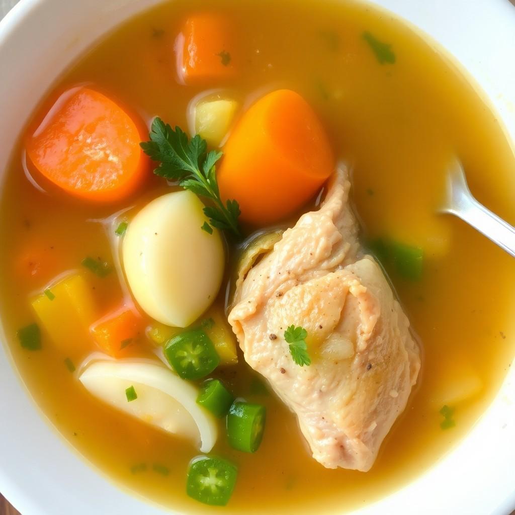 Vegetable and Chicken Soup