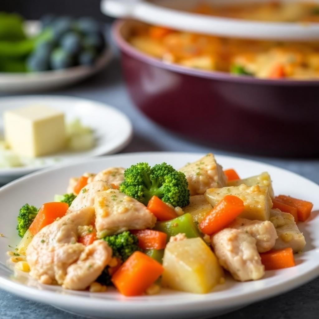 Vegetable and Chicken Casserole