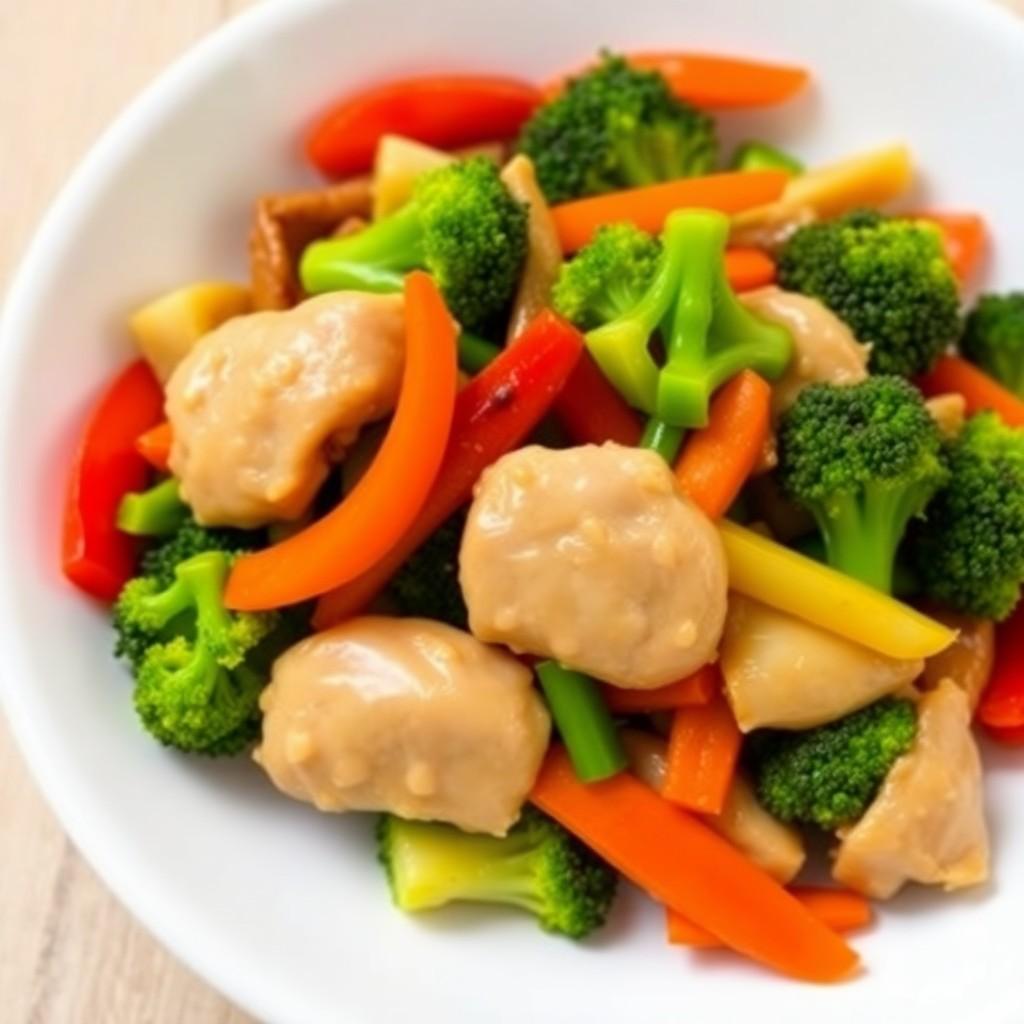 Vegetable Stir-Fry with Chicken